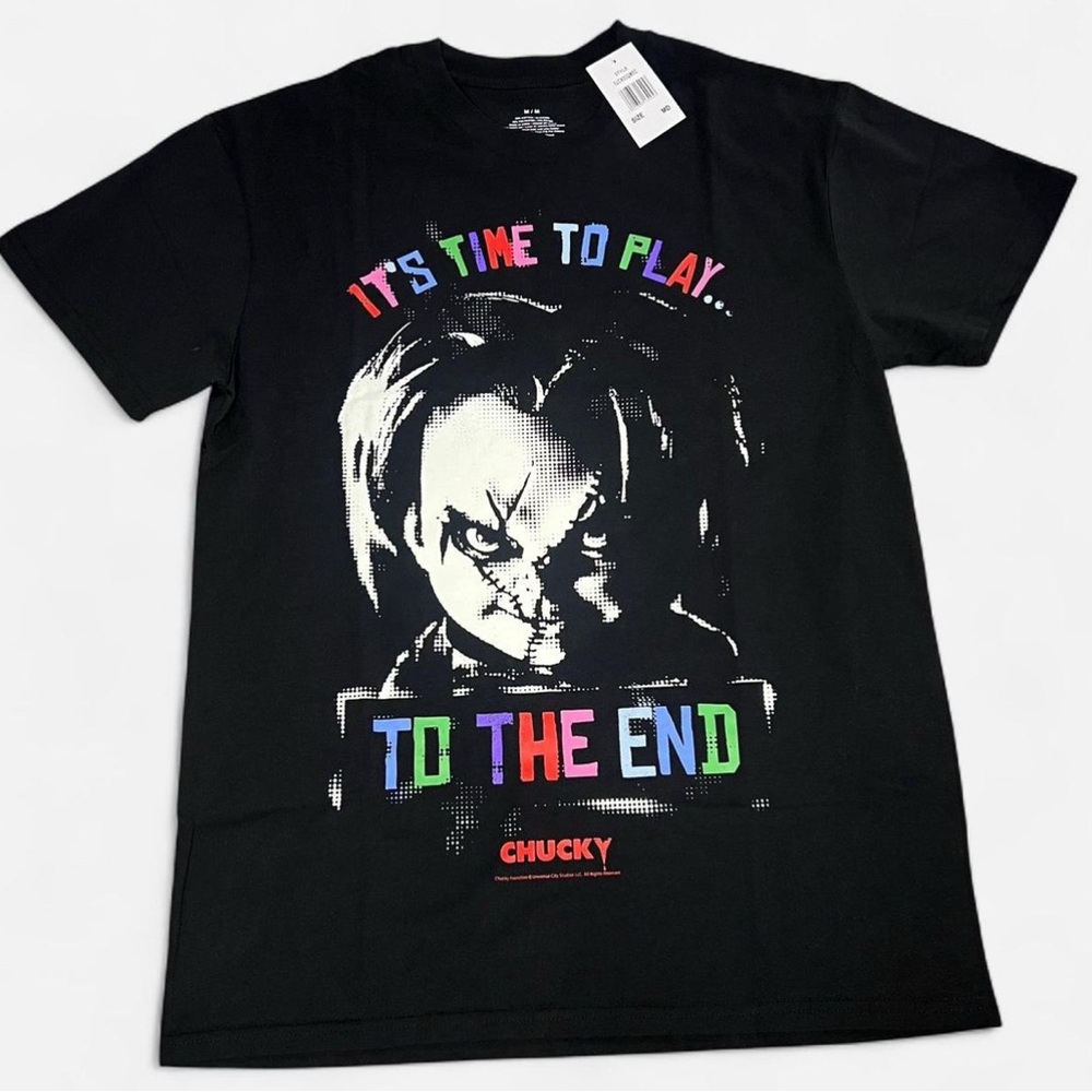 Chucky Black T-Shirt size Medium